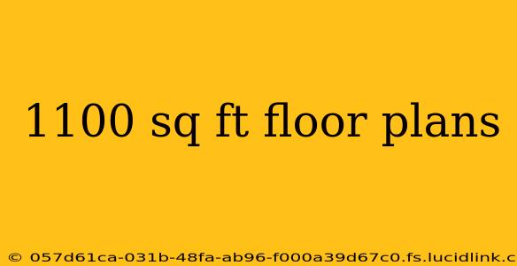 1100 sq ft floor plans