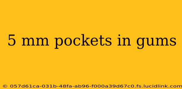 5 mm pockets in gums