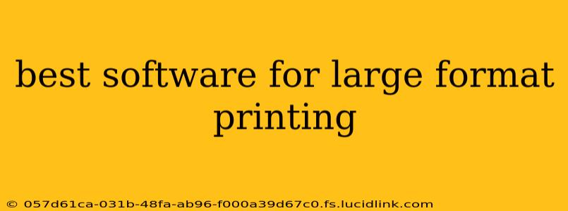 best software for large format printing