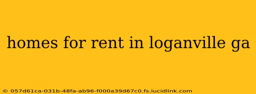 homes for rent in loganville ga
