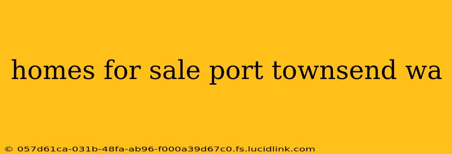 homes for sale port townsend wa