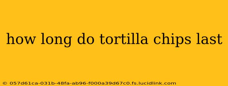 how long do tortilla chips last