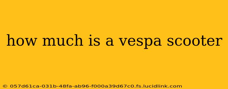 how much is a vespa scooter