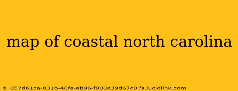 map of coastal north carolina