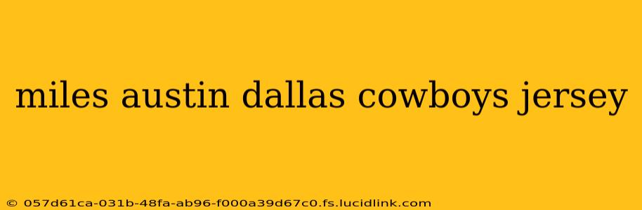 miles austin dallas cowboys jersey