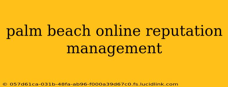 palm beach online reputation management