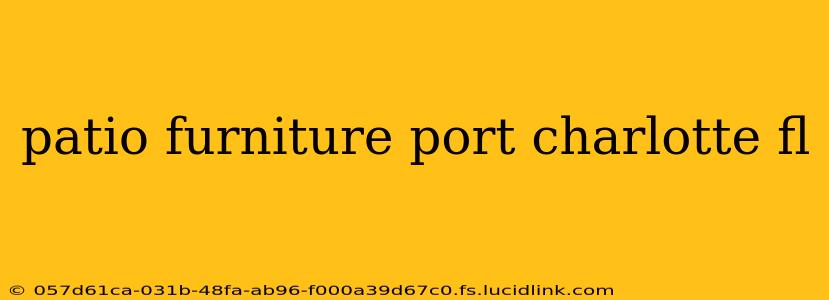 patio furniture port charlotte fl
