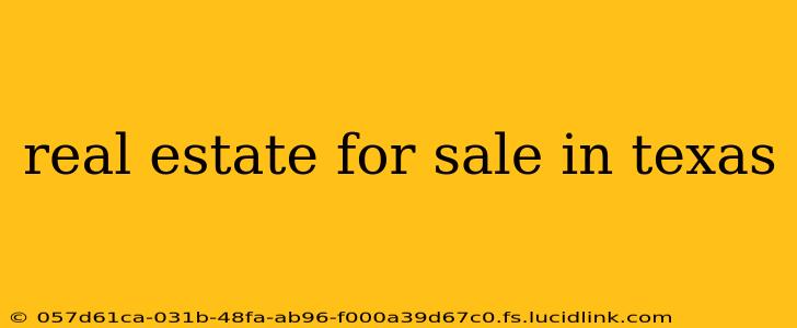 real estate for sale in texas