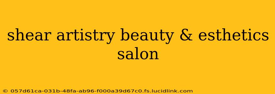 shear artistry beauty & esthetics salon