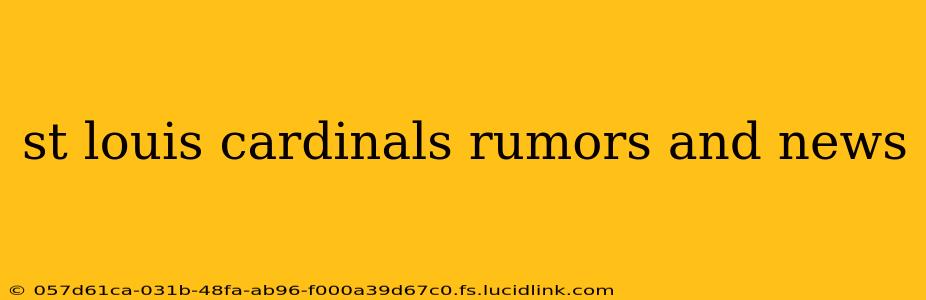st louis cardinals rumors and news