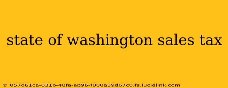 state of washington sales tax