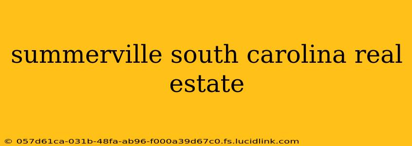 summerville south carolina real estate