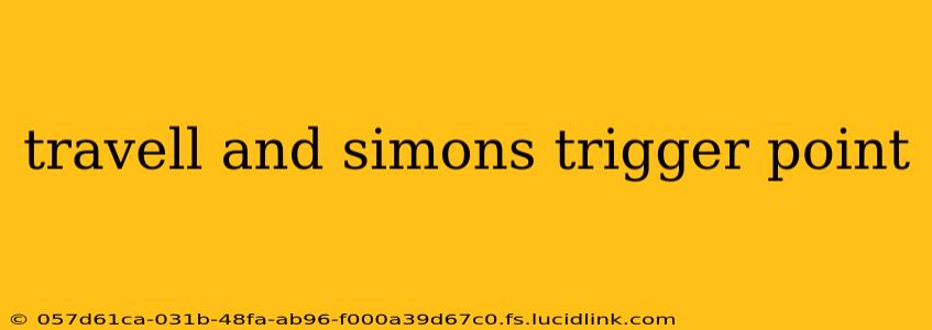 travell and simons trigger point