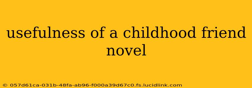 usefulness of a childhood friend novel